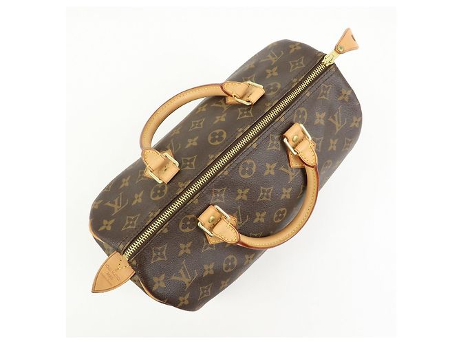 Borsa a mano Louis Vuitton Monogram Speedy 30 Boston Bag Brown M41526 - vista 16