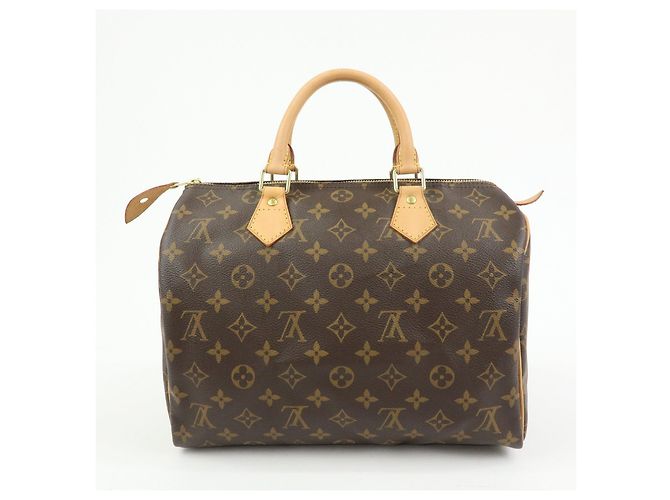 Borsa a mano Louis Vuitton Monogram Speedy 30 Boston Bag Brown M41526 - vista 2