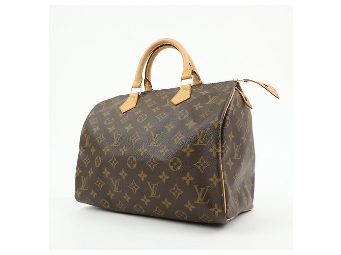Borsa a mano Louis Vuitton Monogram Speedy 30 Boston Bag Brown M41526 - vista 3