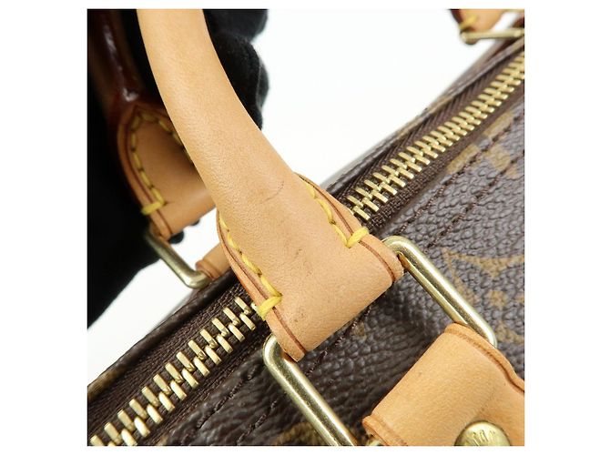 Borsa a mano Louis Vuitton Monogram Speedy 30 Boston Bag Brown M41526 - vista 8