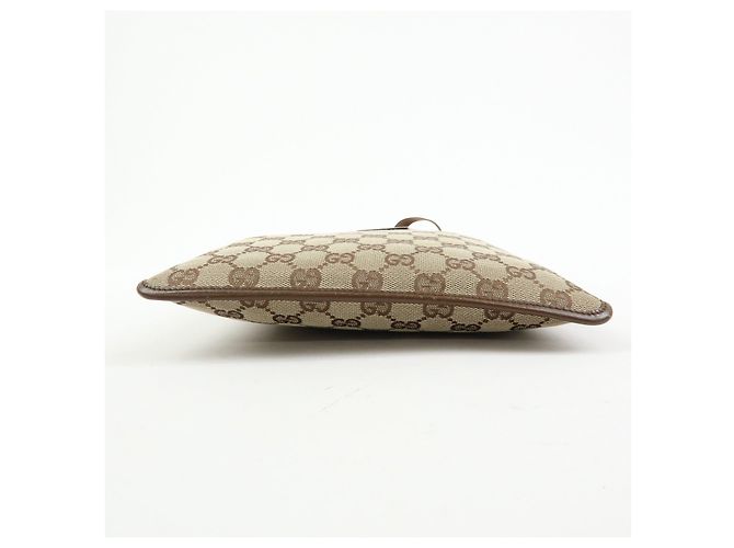 Borsa a tracolla e spalla GUCCI GG Canvas Leather Brown 27639 - vista 5