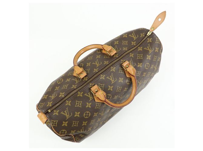 Borsa a mano Louis Vuitton Monogram Speedy 40 Borsa Boston Marrone M41522 - vista 16