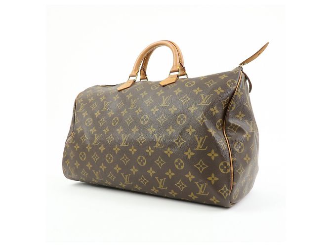 Borsa a mano Louis Vuitton Monogram Speedy 40 Borsa Boston Marrone M41522 - vista 3