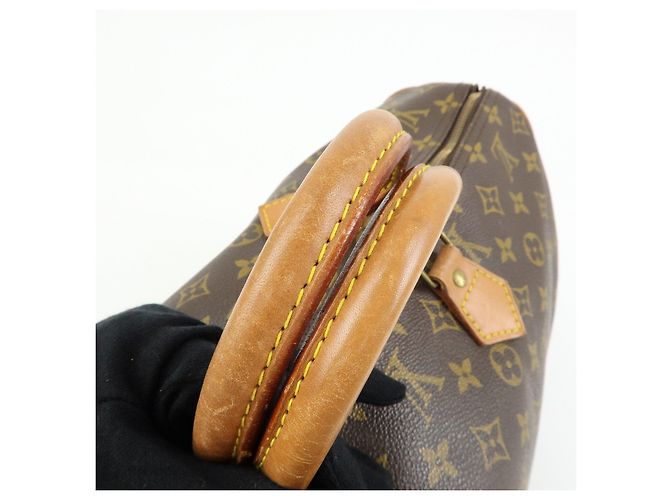 Borsa a mano Louis Vuitton Monogram Speedy 40 Borsa Boston Marrone M41522 - vista 7
