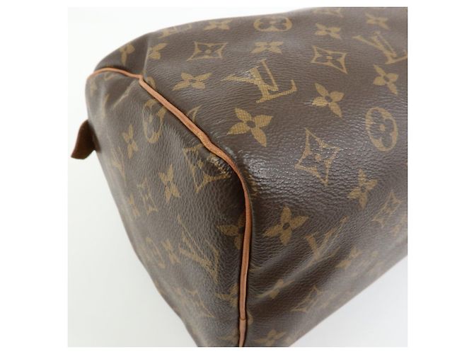 Louis Vuitton Monogram Speedy 30 Boston Bag Hand Bag Brown M41108 - vista 11