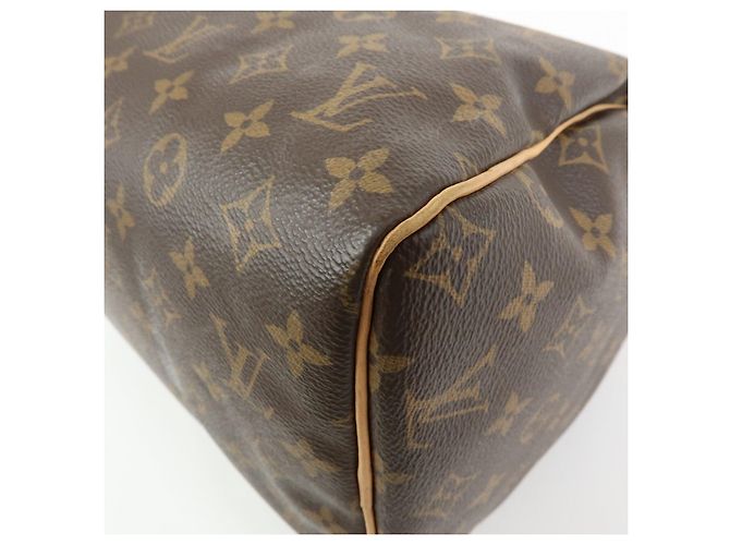 Louis Vuitton Monogram Speedy 30 Boston Bag Hand Bag Brown M41108 - vista 12