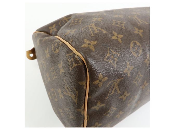 Louis Vuitton Monogram Speedy 30 Boston Bag Hand Bag Brown M41108 - vista 13