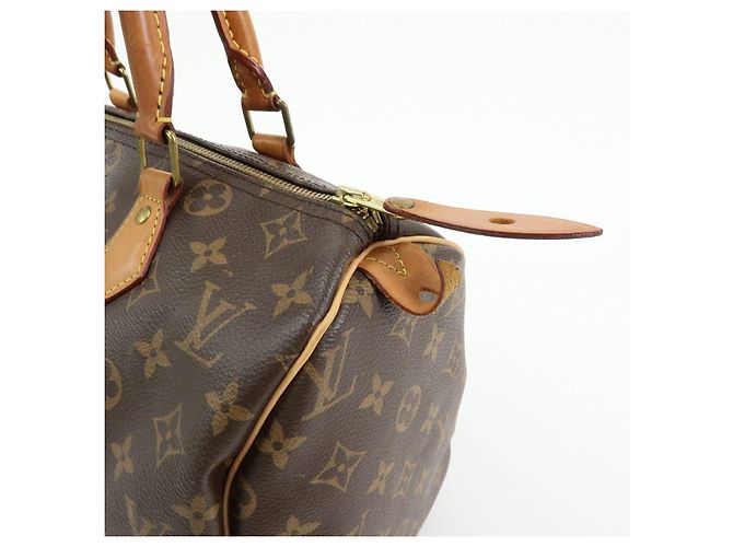 Louis Vuitton Monogram Speedy 30 Boston Bag Hand Bag Brown M41108 - vista 14