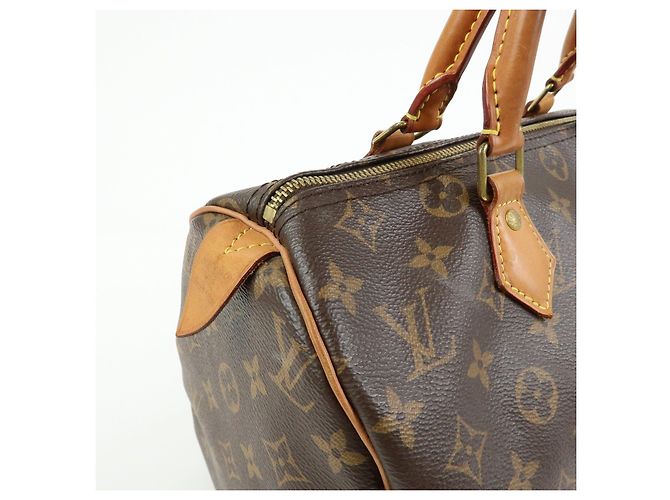 Louis Vuitton Monogram Speedy 30 Boston Bag Hand Bag Brown M41108 - vista 15