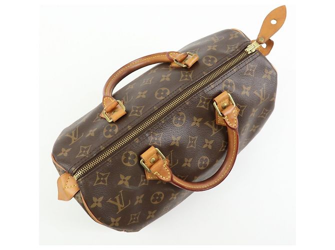 Louis Vuitton Monogram Speedy 30 Boston Bag Hand Bag Brown M41108 - vista 16