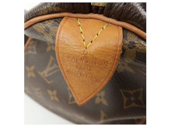 Louis Vuitton Monogram Speedy 30 Boston Bag Hand Bag Brown M41108 - vista 23