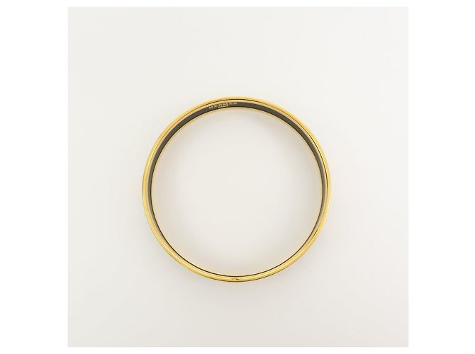 Hermès HERMES Email PM Bracciale Rigido Placcato Oro Verde Scuro - vista 5