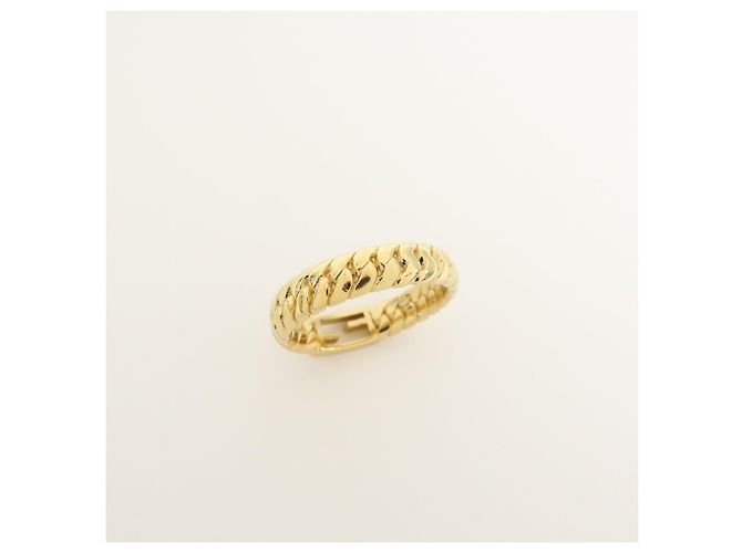 FENDI Baguette Ring Metal Ring Gold Ring Größe M US7 EU54 HK15 - Ansicht 6