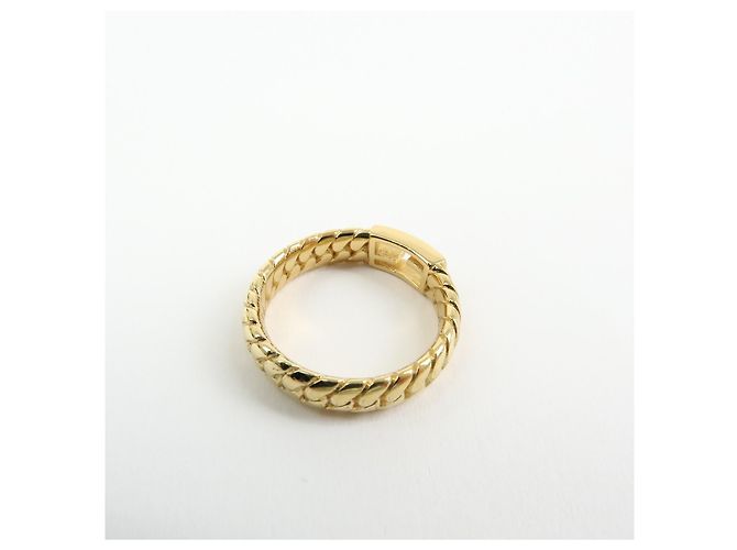 FENDI Baguette Ring Metal Ring Gold Ring Größe M US7 EU54 HK15 - Ansicht 7