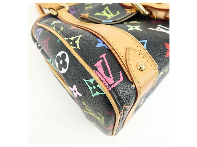 Louis Vuitton Monogram Multicolor Priscilla Hand Bag Noir M40097 - vista 12