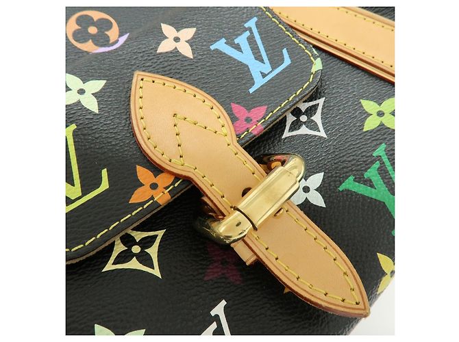 Louis Vuitton Monogram Multicolor Priscilla Hand Bag Noir M40097 - vista 17