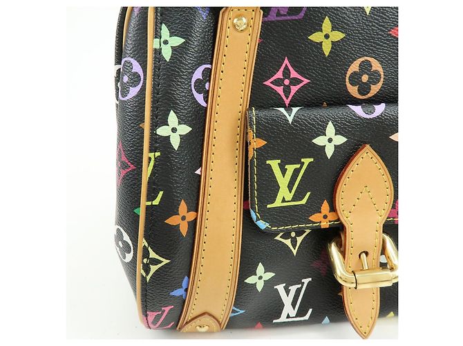 Louis Vuitton Monogram Multicolor Priscilla Hand Bag Noir M40097 - vista 18