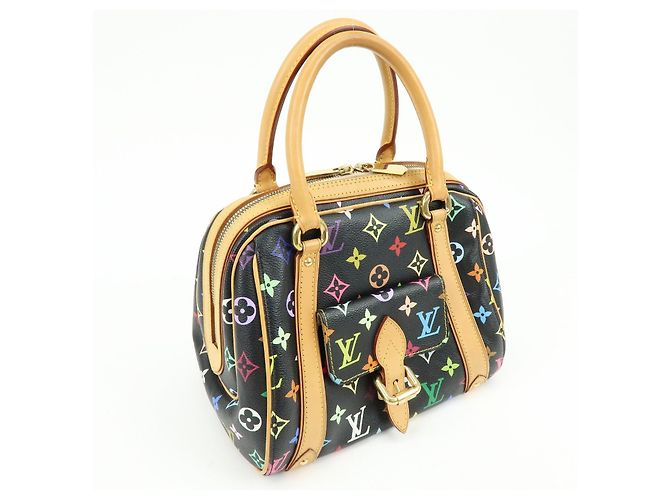 Louis Vuitton Monogram Multicolor Priscilla Hand Bag Noir M40097 - vista 4