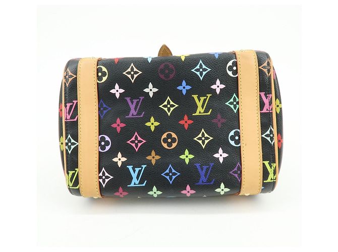 Louis Vuitton Monogram Multicolor Priscilla Hand Bag Noir M40097 - vista 5