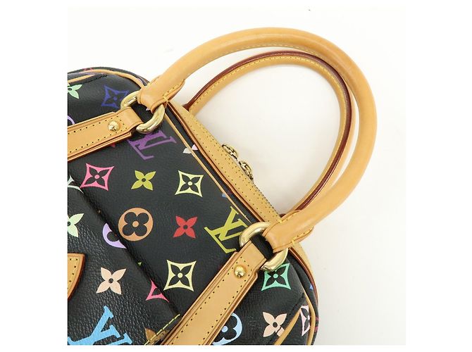 Louis Vuitton Monogram Multicolor Priscilla Hand Bag Noir M40097 - vista 6