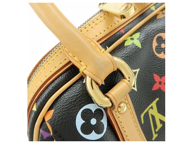 Louis Vuitton Monogram Multicolor Priscilla Hand Bag Noir M40097 - vista 9