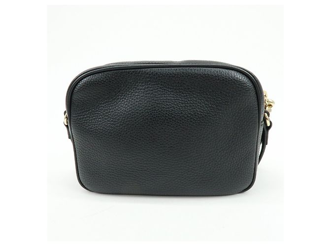 Borsa a tracolla e spalla GUCCI SOHO in pelle Nero 308364 - vista 2