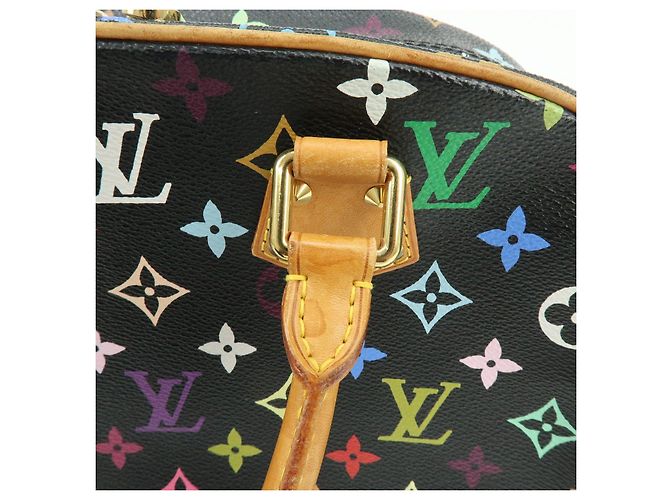 Louis Vuitton Monogram Trouville Multicolor Hand Bag Noir M92662 - vista 10