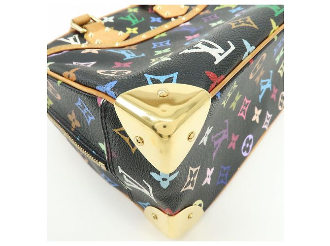 Louis Vuitton Monogram Trouville Multicolor Hand Bag Noir M92662 - vista 12