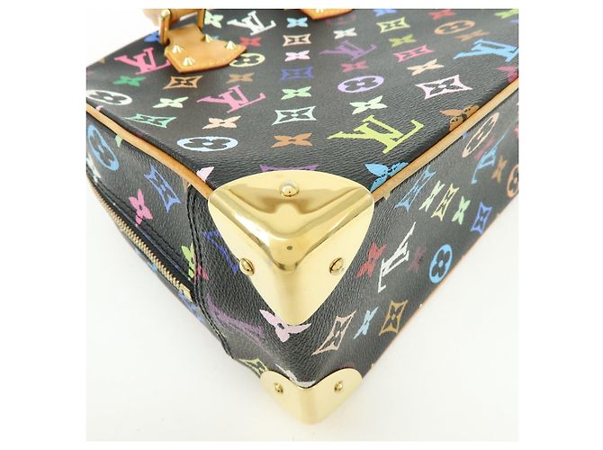 Louis Vuitton Monogram Trouville Multicolor Hand Bag Noir M92662 - vista 14
