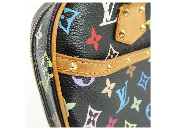 Louis Vuitton Monogram Trouville Multicolor Hand Bag Noir M92662 - vista 19
