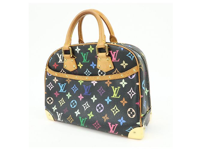 Louis Vuitton Monogram Trouville Multicolor Hand Bag Noir M92662 - vista 3