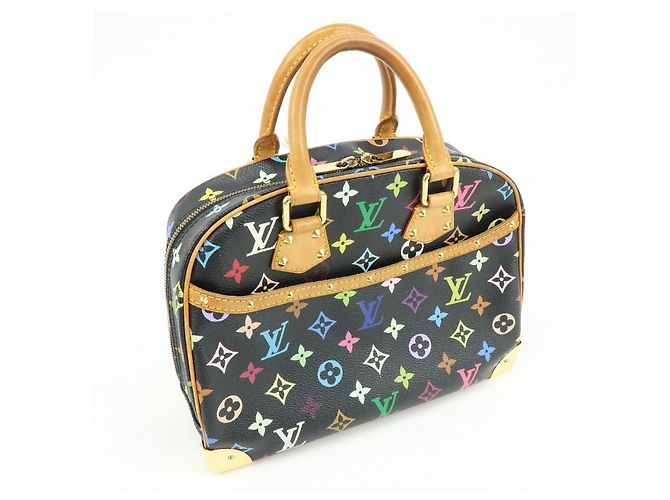Louis Vuitton Monogram Trouville Multicolor Hand Bag Noir M92662 - vista 4
