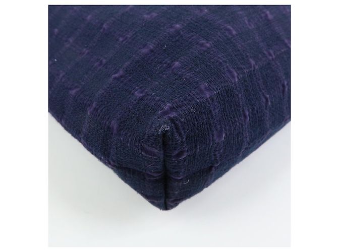Hermès HERMES Amedaba GM Canvas Leder Tote Bag Navy Purple - Ansicht 13