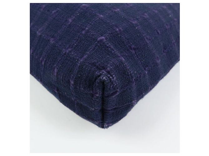 Hermès HERMES Amedaba GM Canvas Leder Tote Bag Navy Purple - Ansicht 14