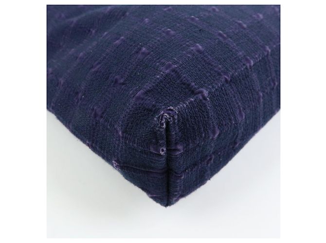 Hermès HERMES Amedaba GM Canvas Leder Tote Bag Navy Purple - Ansicht 15
