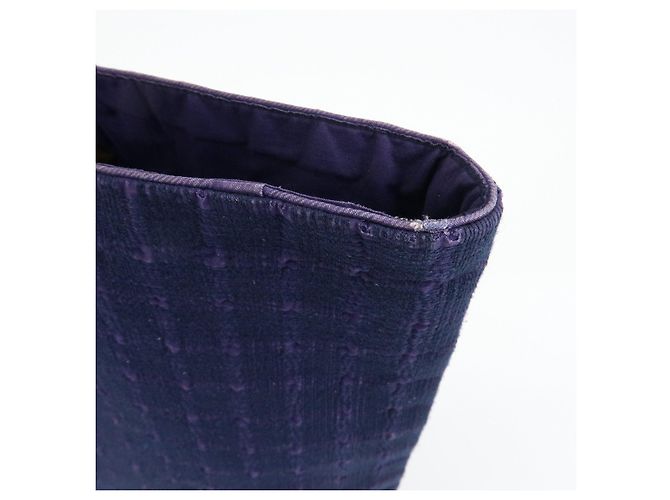Hermès HERMES Amedaba GM Canvas Leder Tote Bag Navy Purple - Ansicht 18
