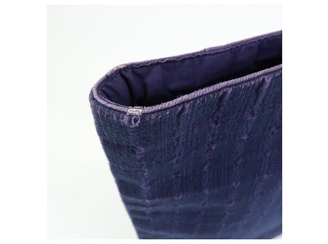 Hermès HERMES Amedaba GM Canvas Leder Tote Bag Navy Purple - Ansicht 19