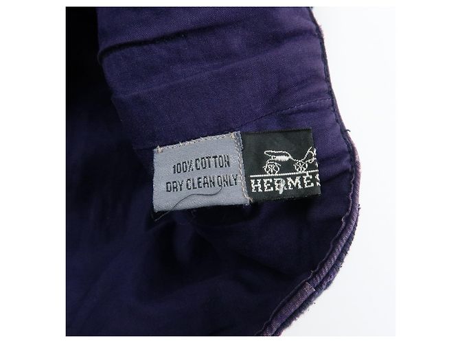 Hermès HERMES Amedaba GM Canvas Leder Tote Bag Navy Purple - Ansicht 24