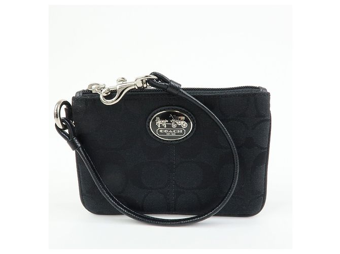 COACH Set di 3 borse a spalla e pochette in tela e pelle 2Way Marrone Nero - vista 18