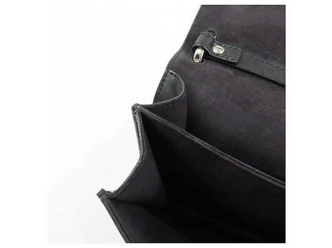 FENDI Kan I Mini Borsa a tracolla e spalla in pelle con catena Nero 8M0381 - vista 22