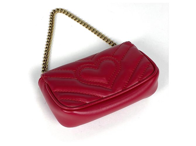 Gucci GG Marmont Mini Chain Pouch - vista 2