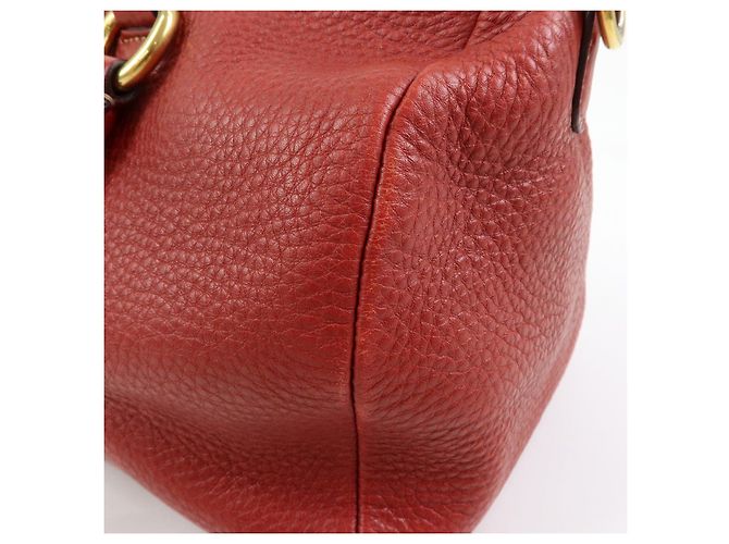 Borsa 2Way in pelle di vitello con logo PRADA Borsa a mano Borsa a tracolla Rossa - vista 18