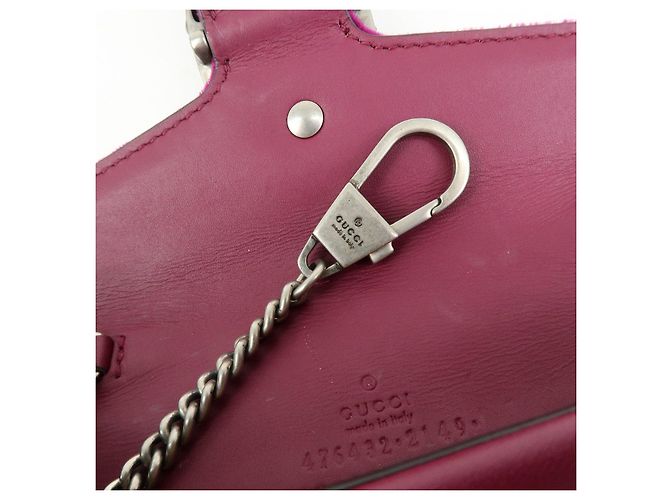 Borsa GUCCI Dionysus Super Mini Bag in velluto con catena 476432 - vista 21