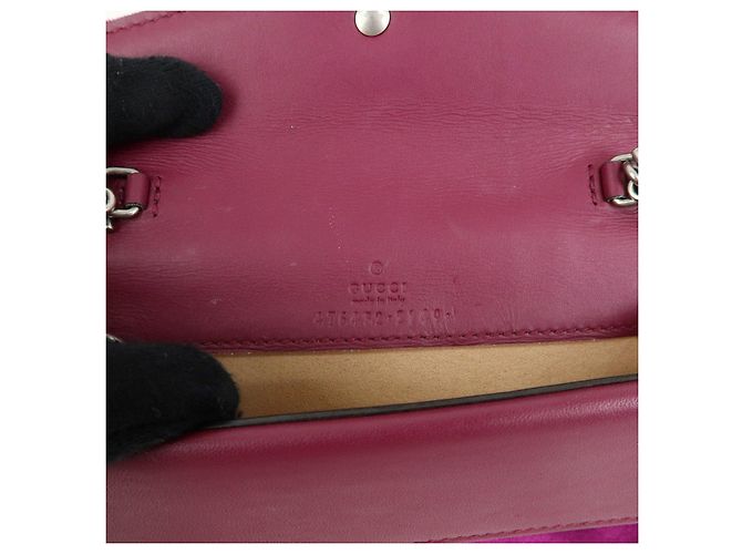 Borsa GUCCI Dionysus Super Mini Bag in velluto con catena 476432 - vista 23