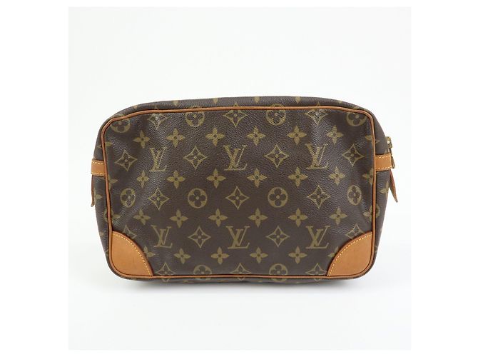 Louis Vuitton Monogram Compiegne 28 Pouch Clutch Bag Brown M51845 - vista 2