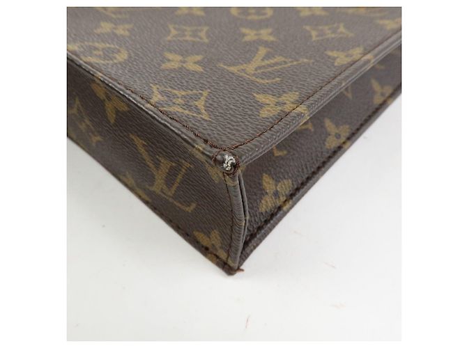 Louis Vuitton Monogram Petit Sac Plat Borsa a Mano e a Spalla 2Way M69442 - vista 14