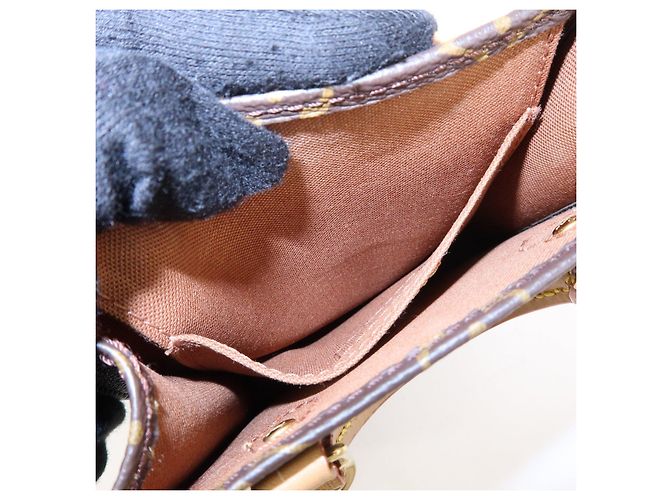 Louis Vuitton Monogram Petit Sac Plat Borsa a Mano e a Spalla 2Way M69442 - vista 20