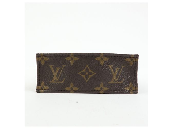 Louis Vuitton Monogram Petit Sac Plat Borsa a Mano e a Spalla 2Way M69442 - vista 5