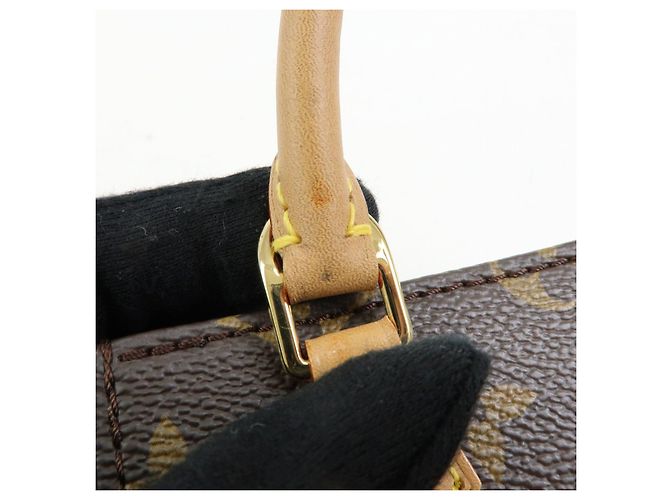 Louis Vuitton Monogram Petit Sac Plat Borsa a Mano e a Spalla 2Way M69442 - vista 9