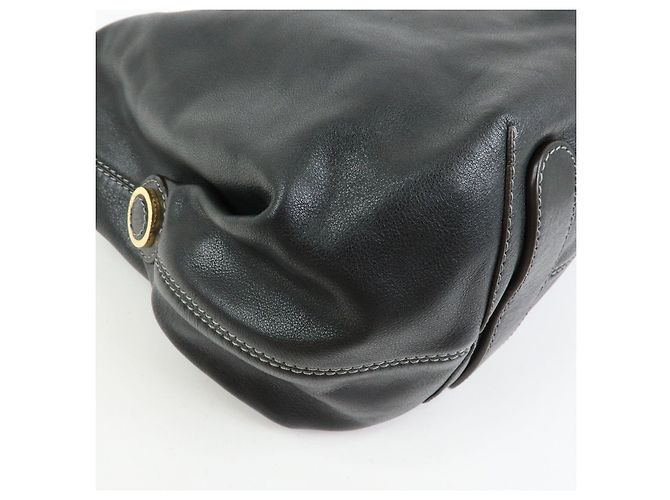 Borsa a spalla e borsa a mano in pelle LOEWE Logo Nero - vista 10